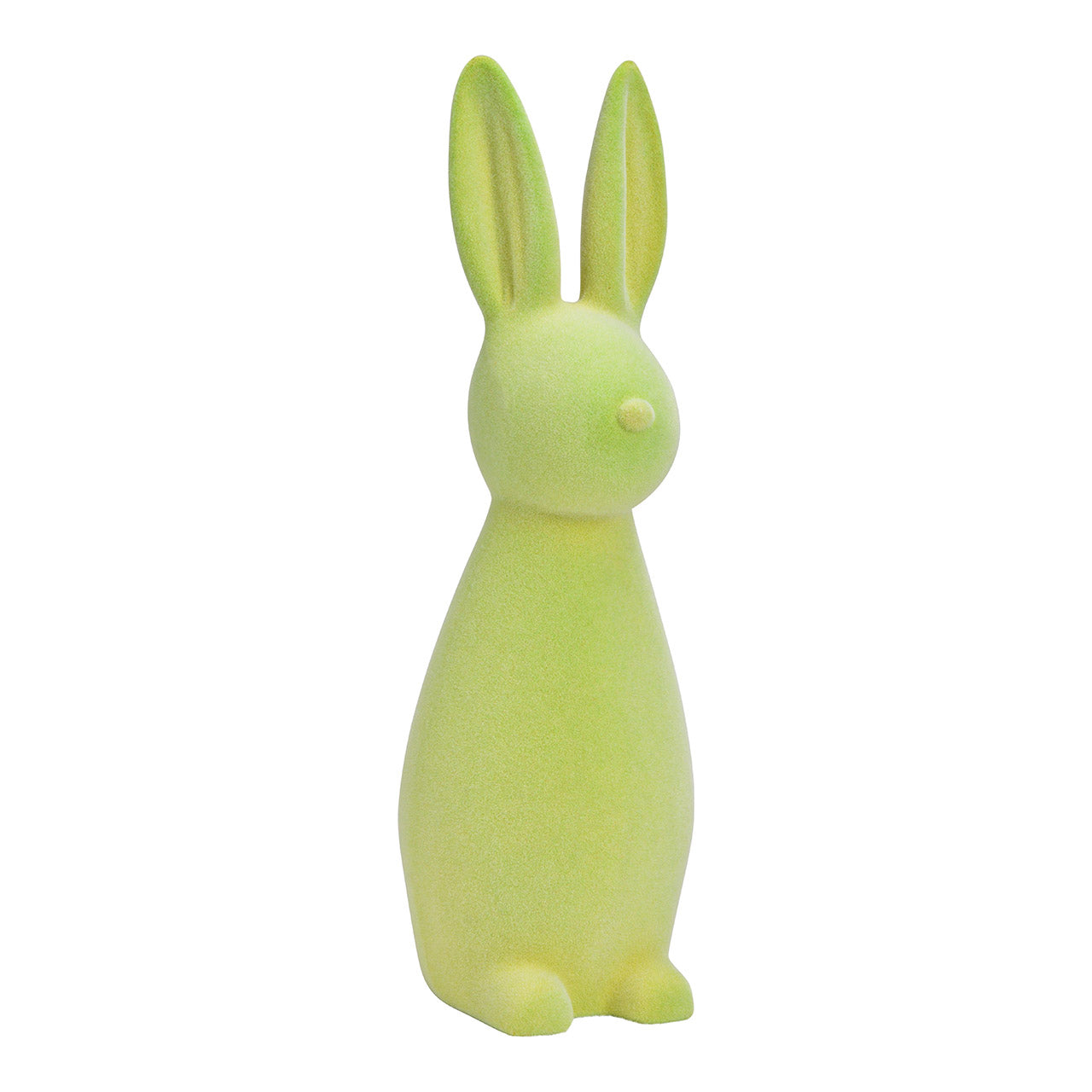 Gevlokt plastic konijn groen