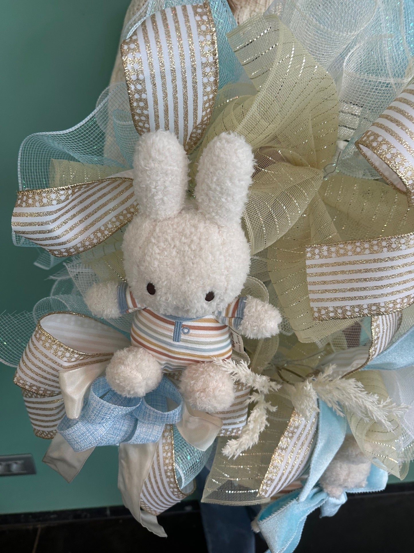 Geboortekrans met Nijntje gestreept