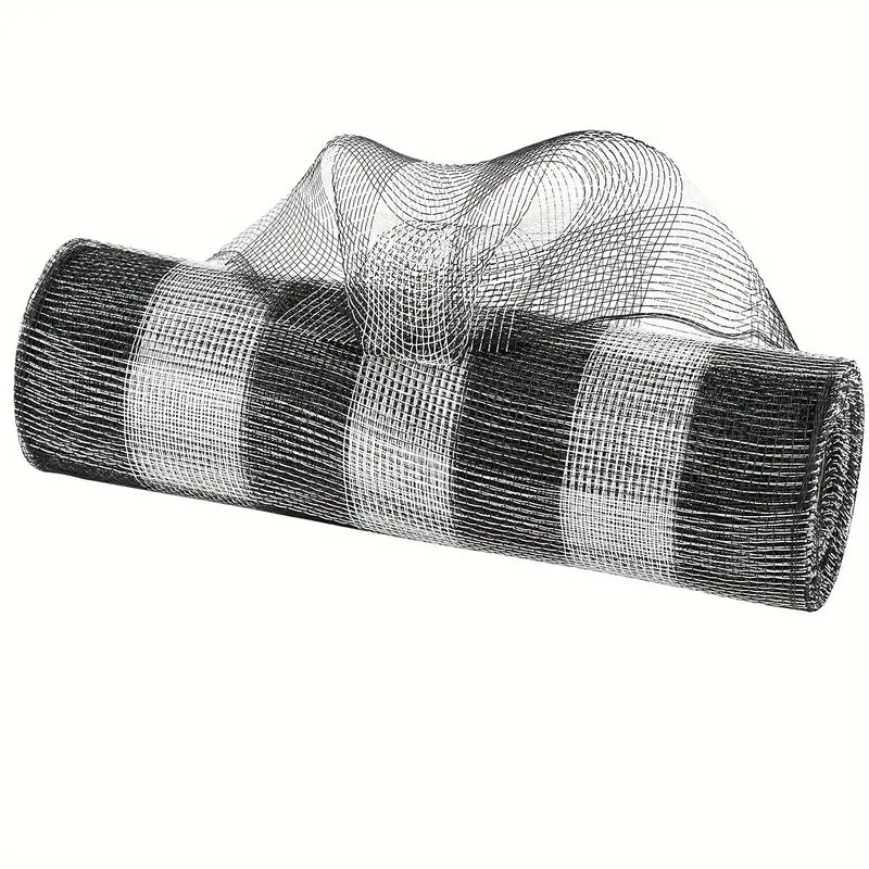 Deco stof geruit zwart wit