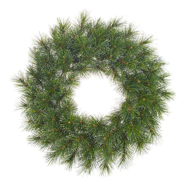 Kerstkrans groen bevroren- Ø 60 cm