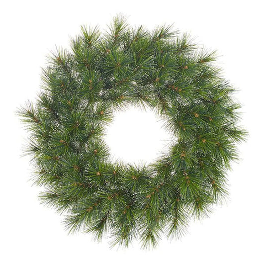 Kerstkrans groen bevroren- Ø 60 cm