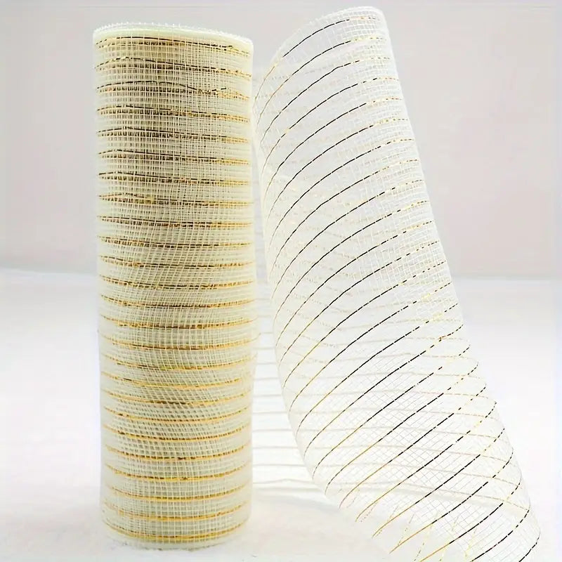 deco stof room met metallic gouden lijntje